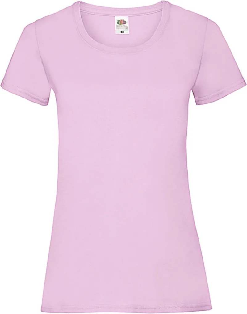 Lady-Fit Valueweight T Fruit of the Loom 61-372-0 Light Ροζ