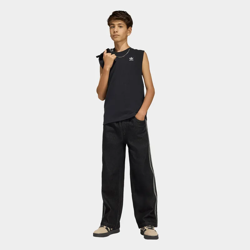adidas Originals K Firebird Denim Track Pants (9000264891_92757)