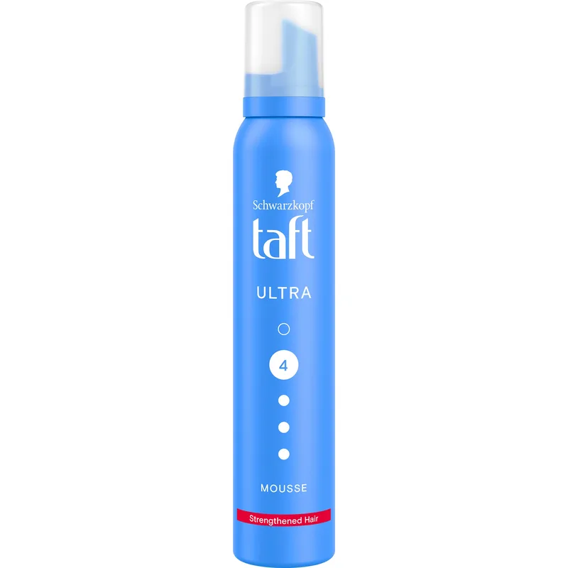 Schwarzkopf Taft Ultra 4 Mousse Strengthened Hair Αφρός για Δυνατά Μαλλιά & Κράτημα Μεγάλης Διάρκειας 200ml