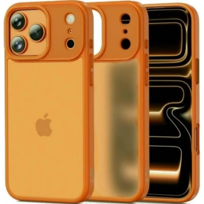 Θήκη iPhone 17 Pro Max Tech-Protect MagMat Σκληρή Ημιδιάφανη - Matte Cosmic Πορτοκαλί (5906302333998)