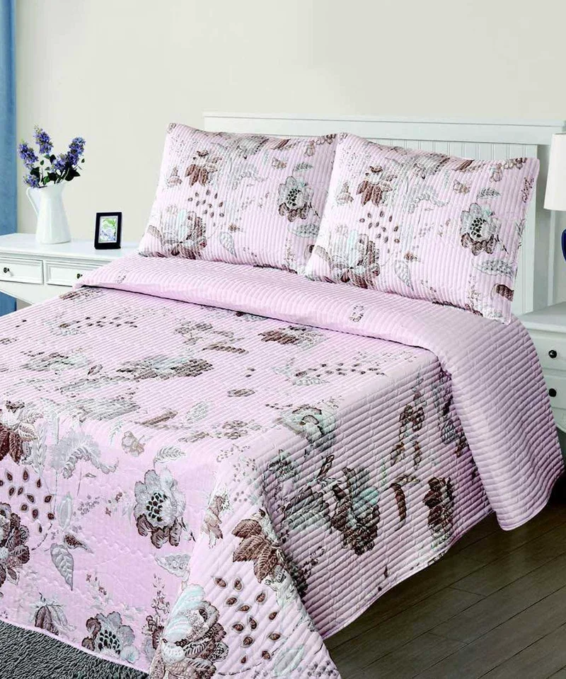 Σετ Κουβερλί Μονό Silk Fashion 5305 Ρόζ 160x220