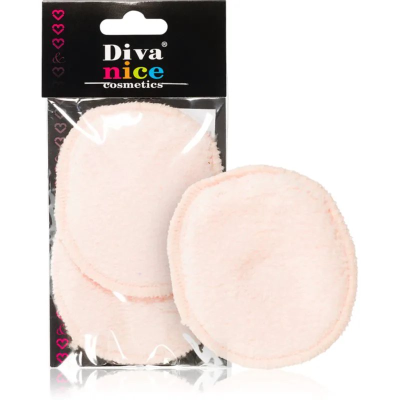 Diva & Nice Cosmetics Accessories Face δίσκοι για ντεμακιγιάζ 2 τμχ
