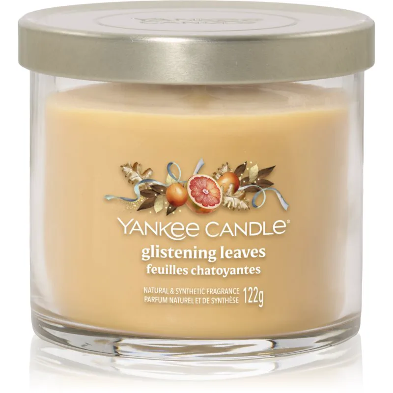 Yankee Candle Glistening Leaves αρωματικό κερί Υπογραφή 122 γρ