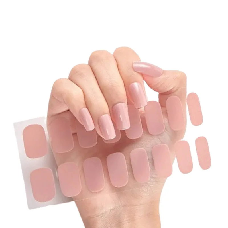Deni Carte UV/LED Cured Nail Gel Stickers, Various Colors Black