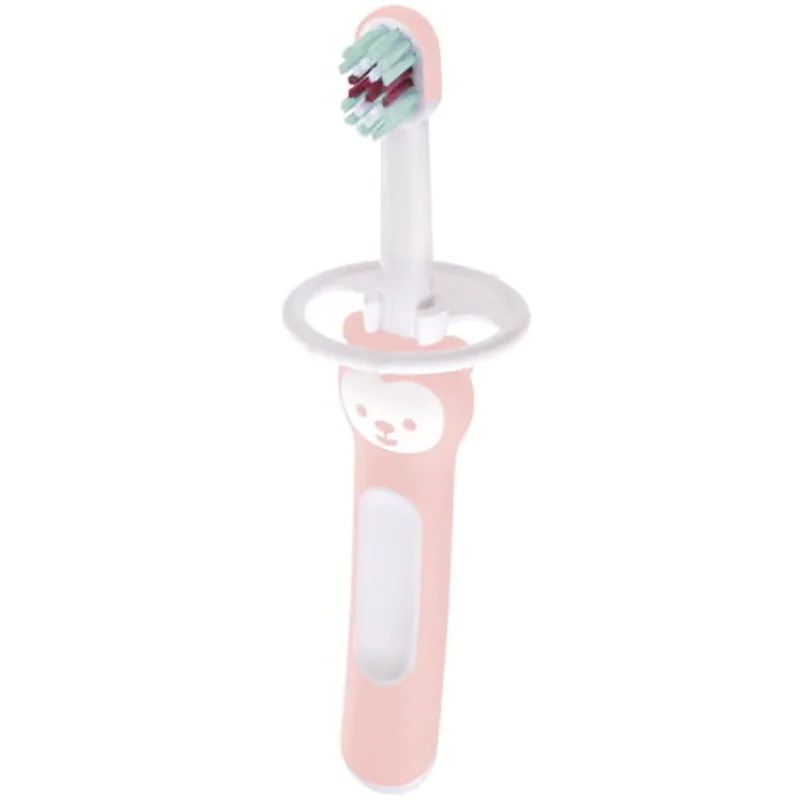 Mam Baby's Brush Βρεφική Οδοντόβουρτσα με Μαλακές Τρίχες 6m+, 1 Τεμάχιο, Κωδ 606 - Ανοιχτό Ροζ