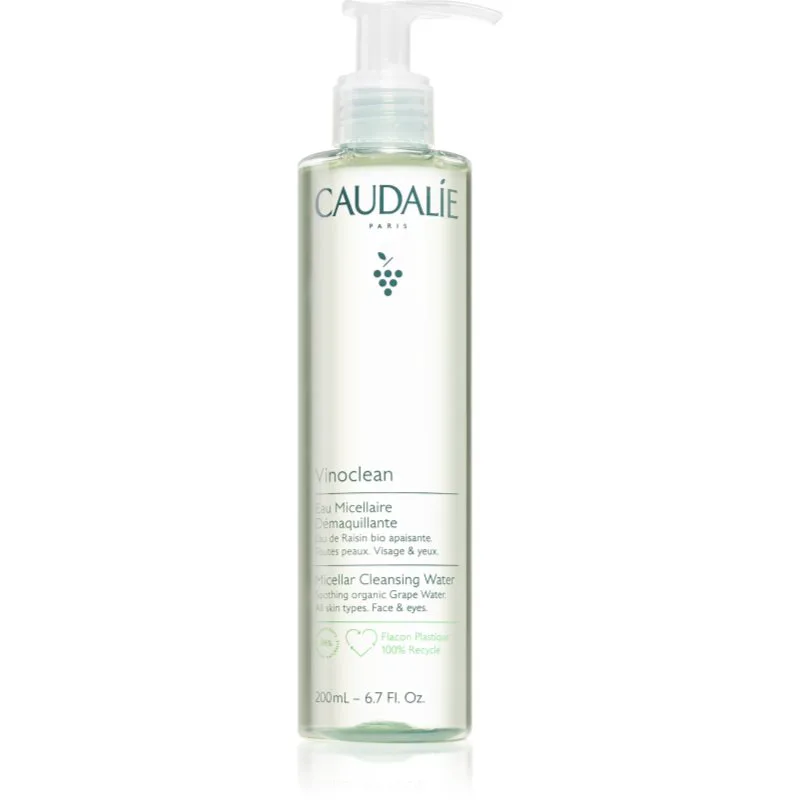 Caudalie Vinoclean μικυλλιακό καθαριστικό νερό Για πρόσωπο και μάτια 200 ml