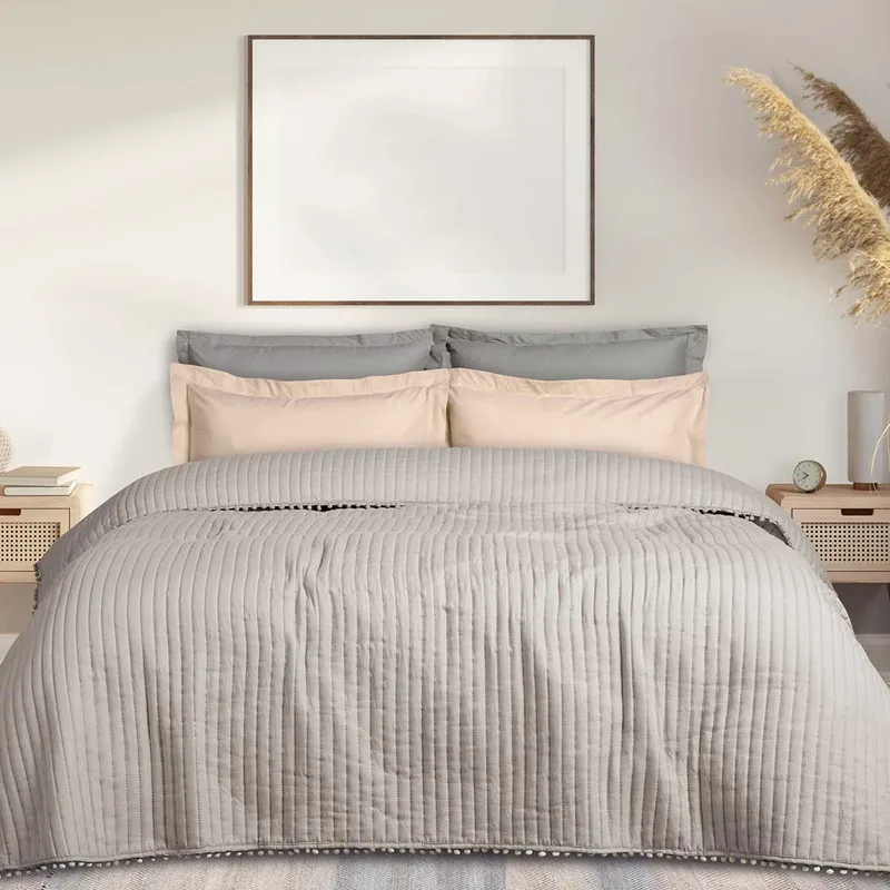 Κουβερλί Υπέρδιπλο (220x240) Das Home Happy 9625 Σπαγγί