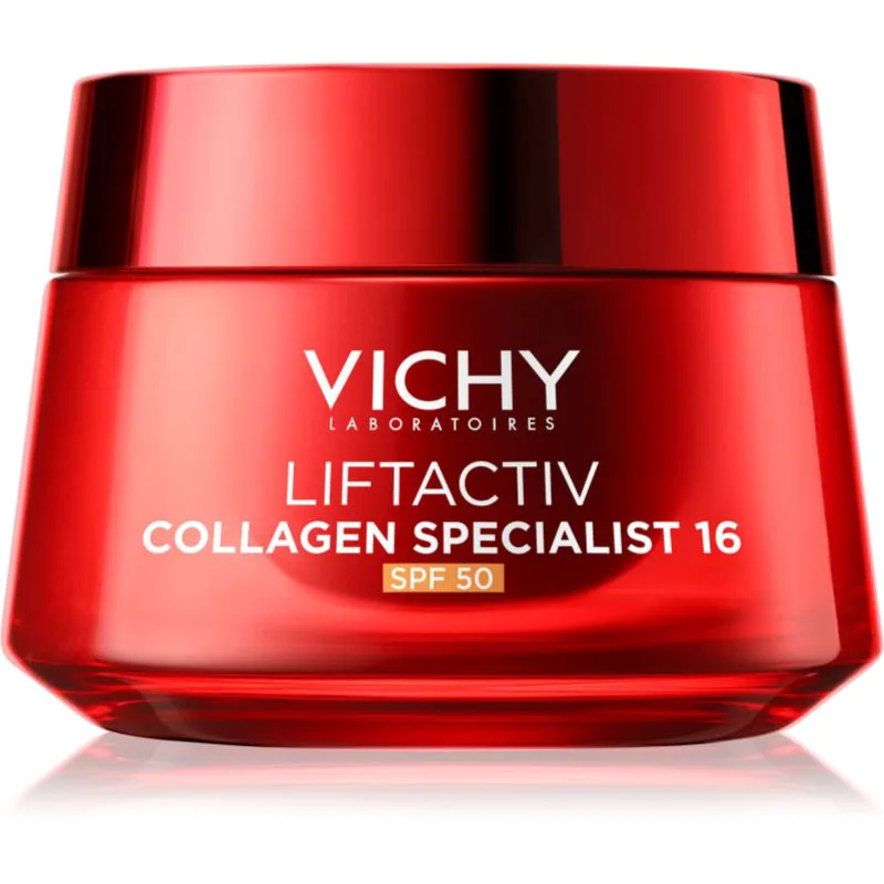 Vichy Liftactiv Collagen Specialist 16 SPF 50 προστατευτική κρέμα ημέρας κατά της γήρανσης της επιδερμίδας SPF 50 50 ml