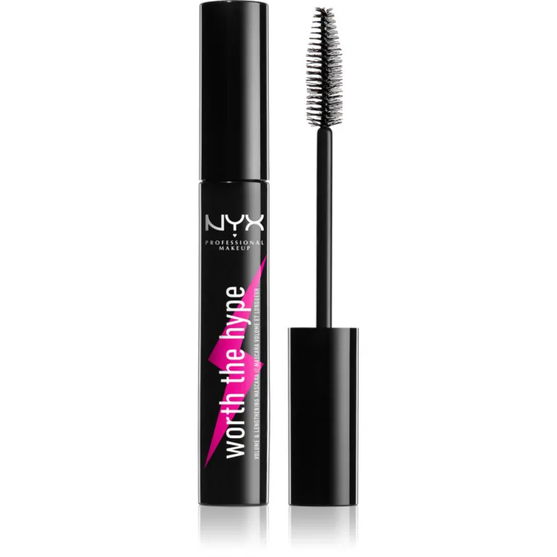 NYX Professional Makeup Worth The Hype μάσκαρα απόχρωση 01 Black 7 ml