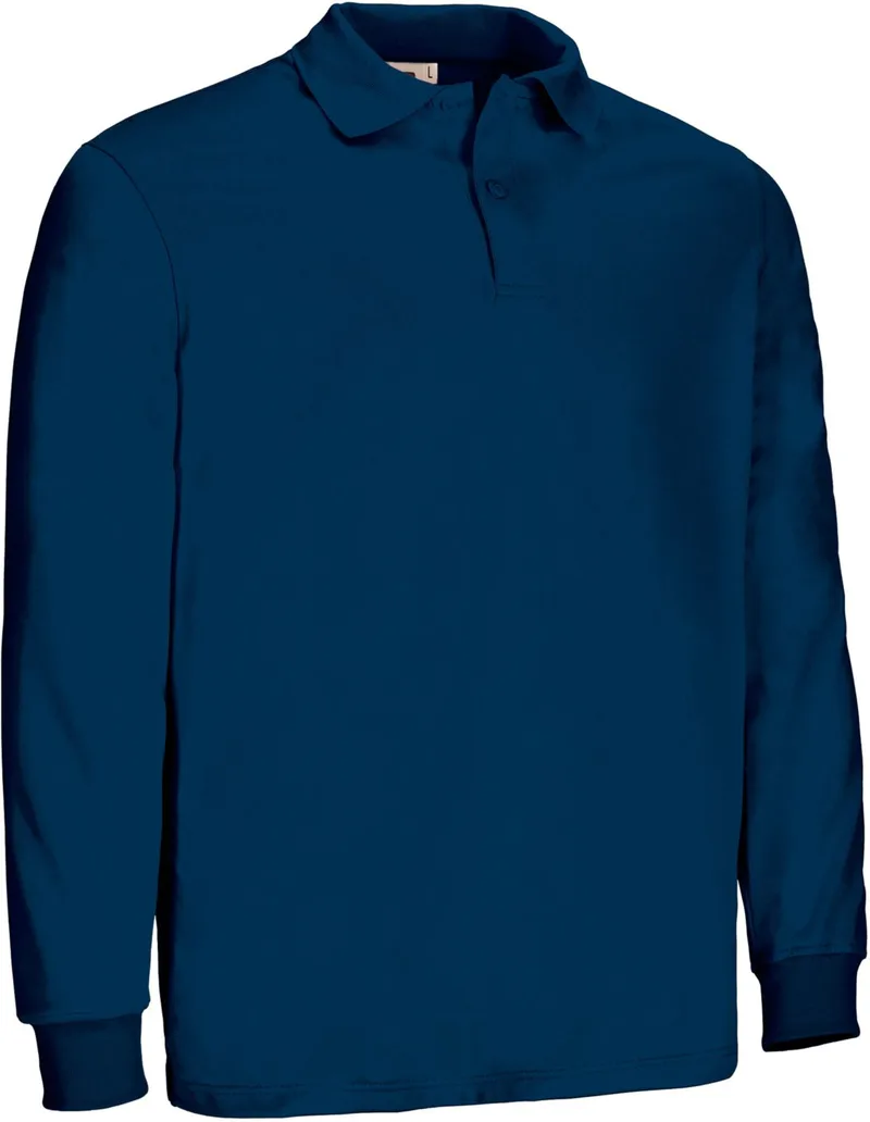 Μακρυμάνικο Sports Polo BUIN Valento POVABINMR Orion Navy Blue