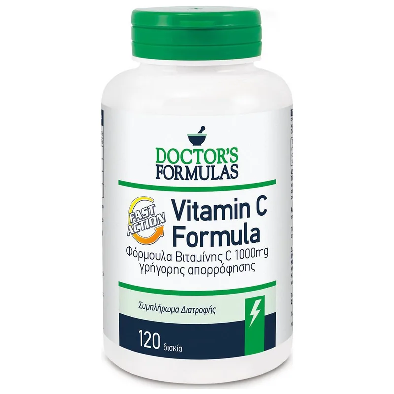 Doctor's Formulas Vitamin C Formula Fast Action 120 Δισκία