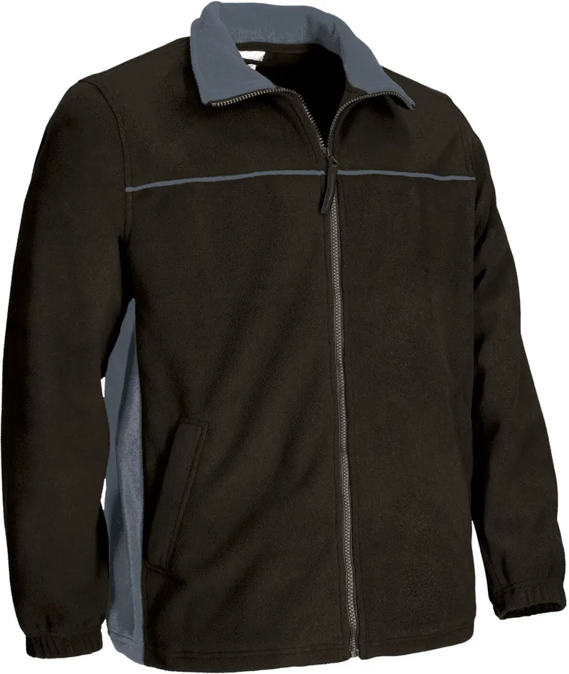 Fleece Jacket THUNDER Valento FPVATHUNG Black-Cement Grey