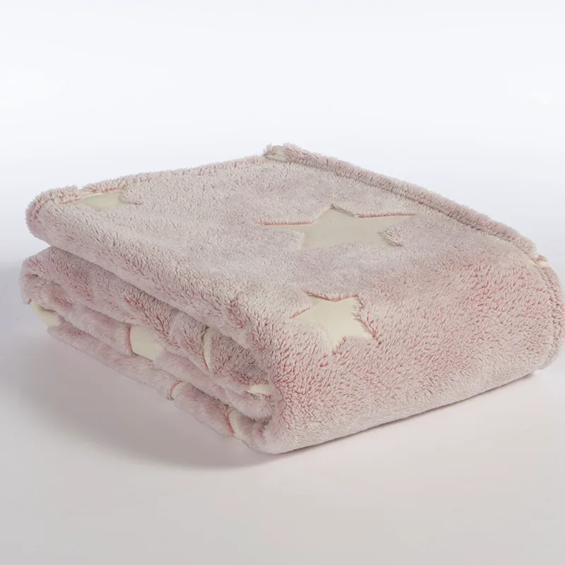 Κουβέρτα Fleece Κούνιας 110X150 Nef Nef Starlight Ροζ (110x150)
