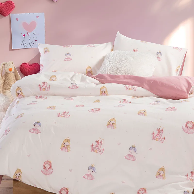 Παπλωματοθήκη Μονή (Σετ) 160X240 Nef Nef Our Princess Cream (160x240)