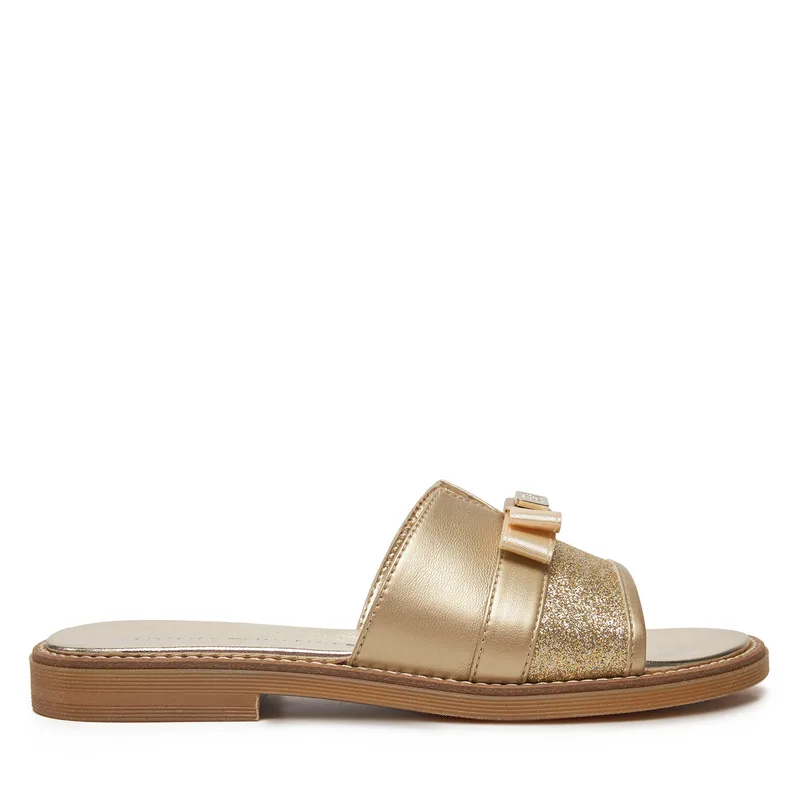 Παντόφλες Tommy Hilfiger Sandal T4A2-33942-0572 S Χρυσό