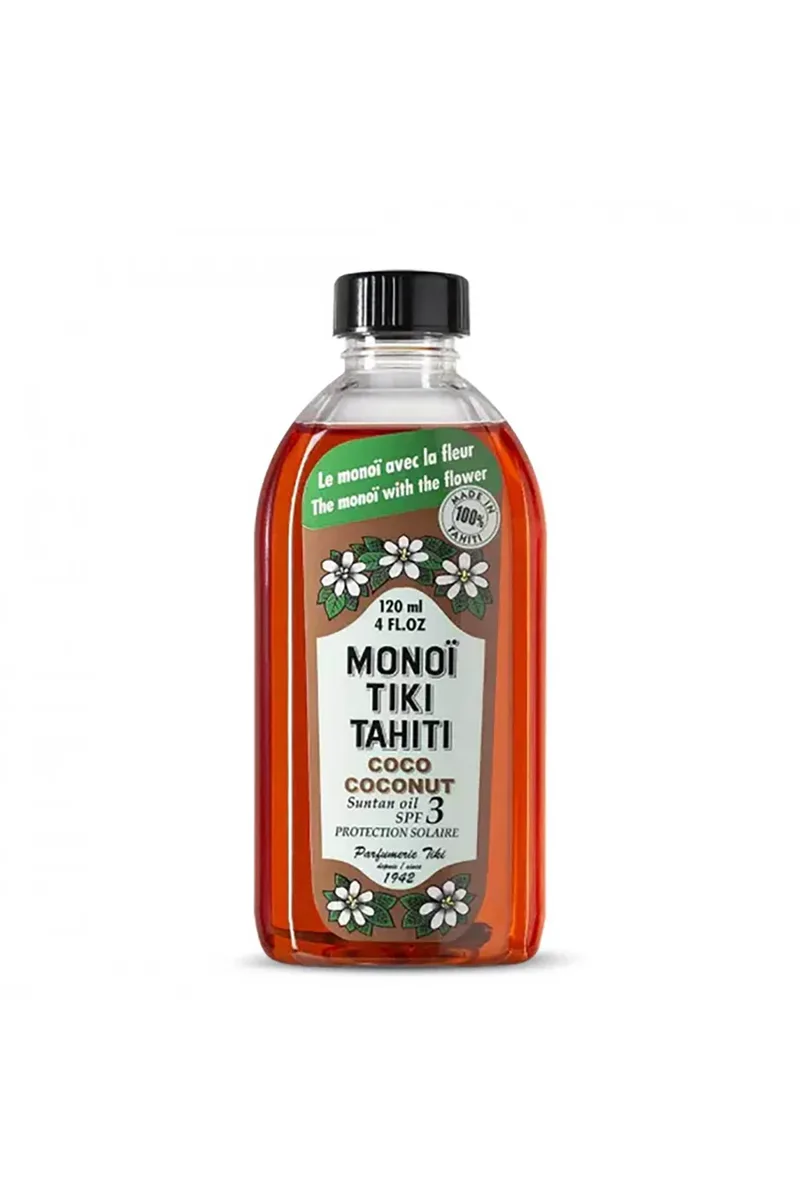 Monoi Tiki λάδι μαυρίσματος Coconut SPF3 120ml - MT-1MCRE