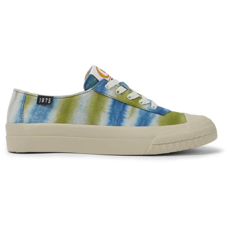 CAMPER Camper x EFI - Sneakers Για Γυναικεία - Μπλε,Πράσινο,Λευκό, Μέγεθος 42, Cotton fabric