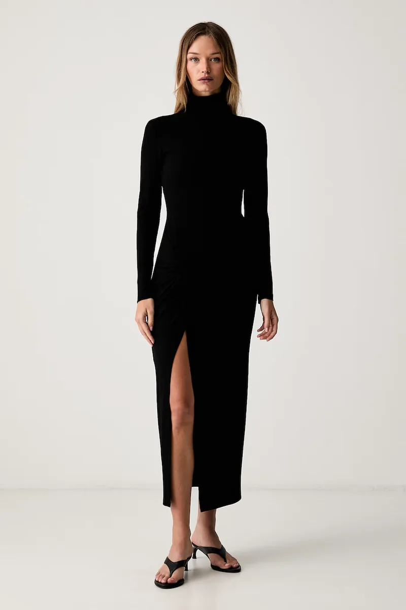 Le Privé φόρεμα bodycon με βισκόζη SAPHIRA NOIR