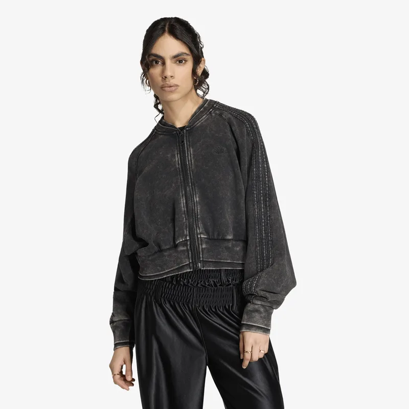 Φούτερ adidas SST Double Layered Cropped Track Top Black M