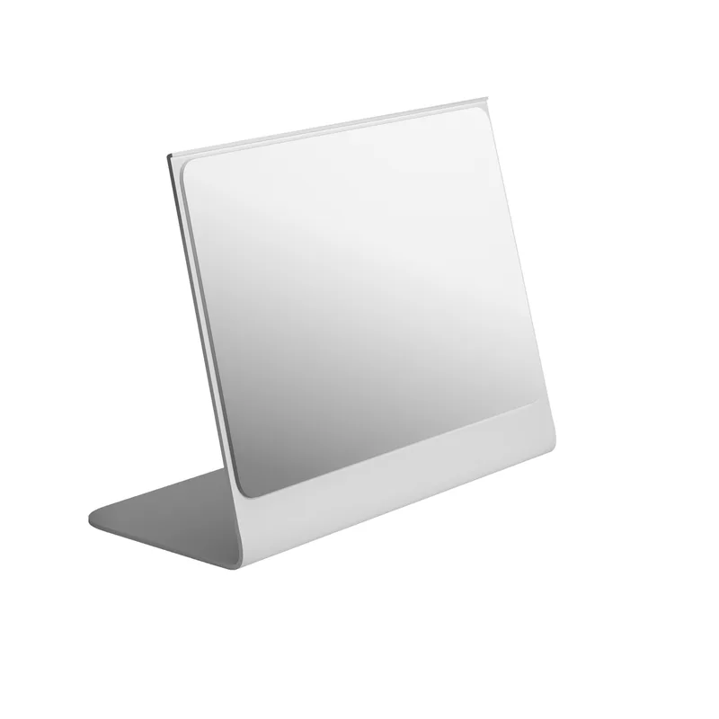 Καθρέπτης Επιτραπέζιος Ανοξείδωτος Matt White Pam & Co 20x10x18εκ. 2015-033 (Υλικό: Ανοξείδωτο, Χρώμα: Λευκό) - Pam & Co - 2015-033