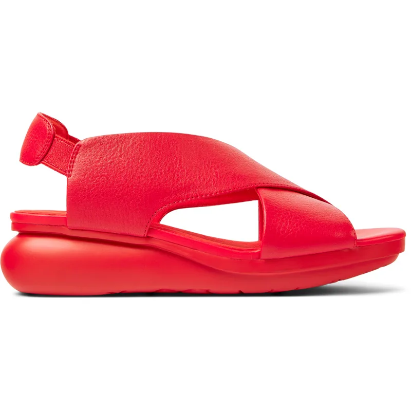 CAMPER Balloon - Πέδιλα Για Γυναικεία - Κόκκινο, Μέγεθος 40, Smooth leather