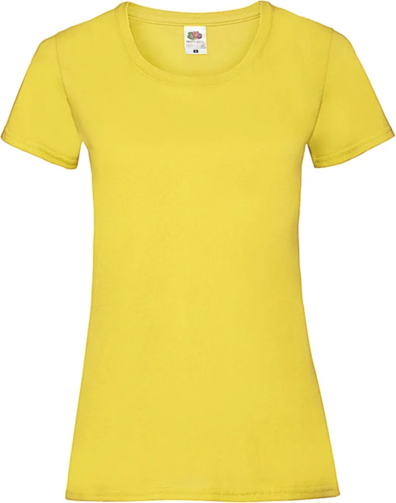 Lady-Fit Valueweight T Fruit of the Loom 61-372-0 Yellow