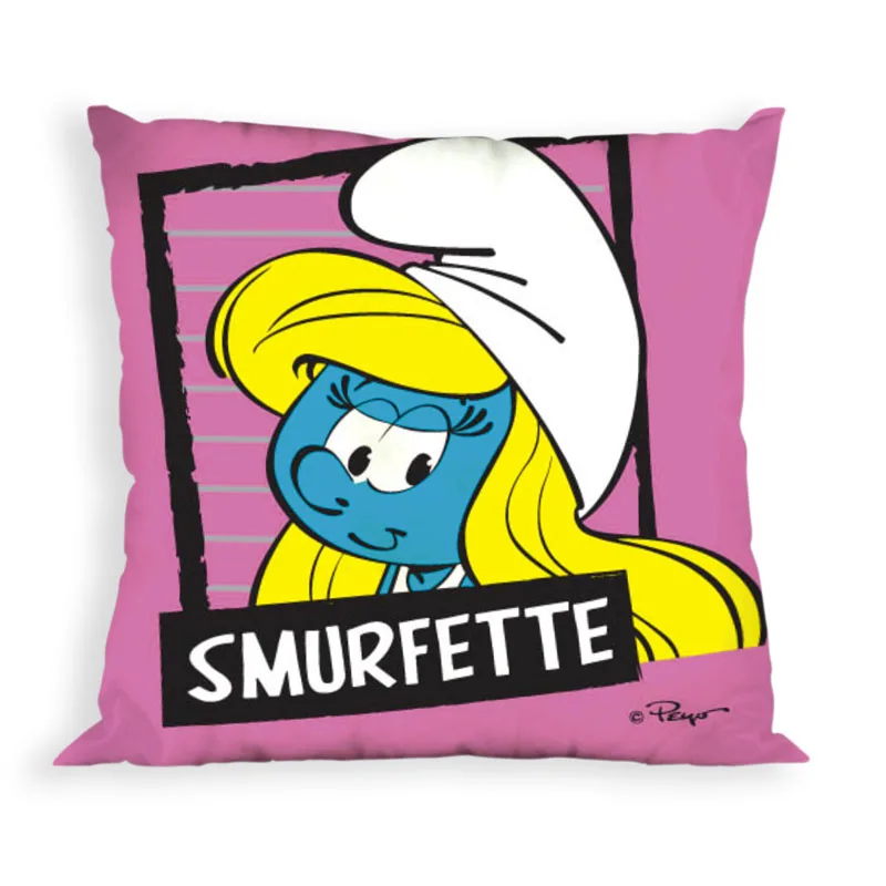 Διακοσμητικό Μαξιλάρι 40X40 Dimcol Disney Smurfs 18 Ροζ (40x40)