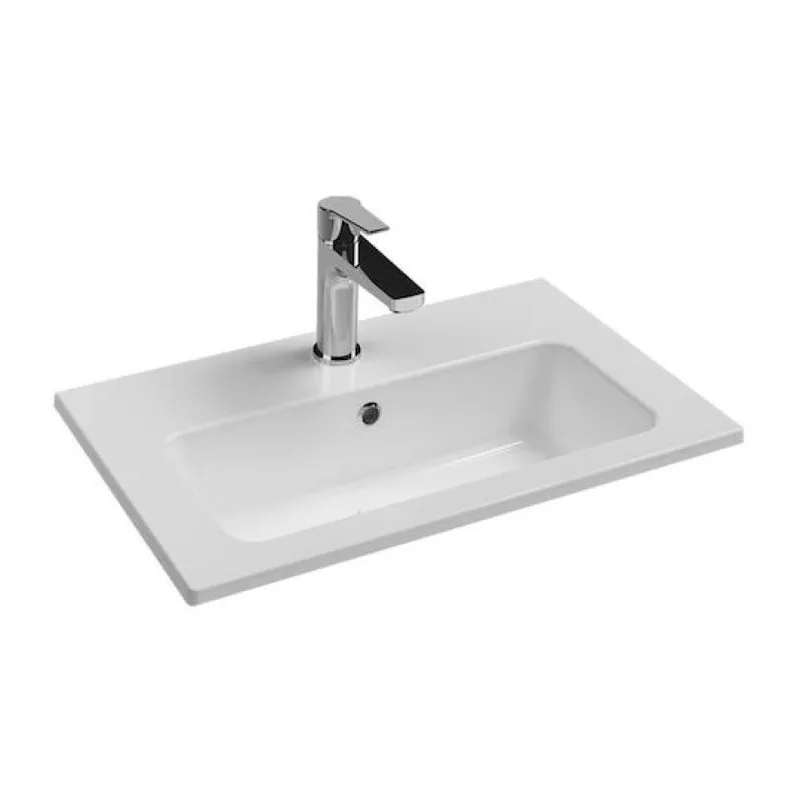 Νιπτήρας Επίπλων Λευκό Ceramica Flat 36 σειρά 37060-300 Λευκό (60x36cm)