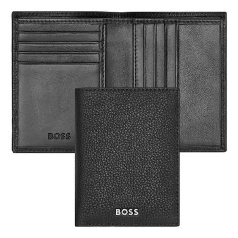Καρτοθήκη Hugo Boss Grained Black HLE416A HLE416A