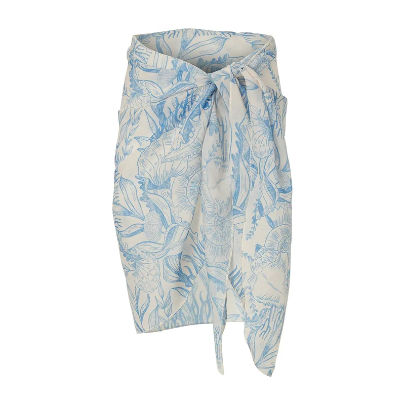 GIRL'S MINI PAREO THALASSA BLUE