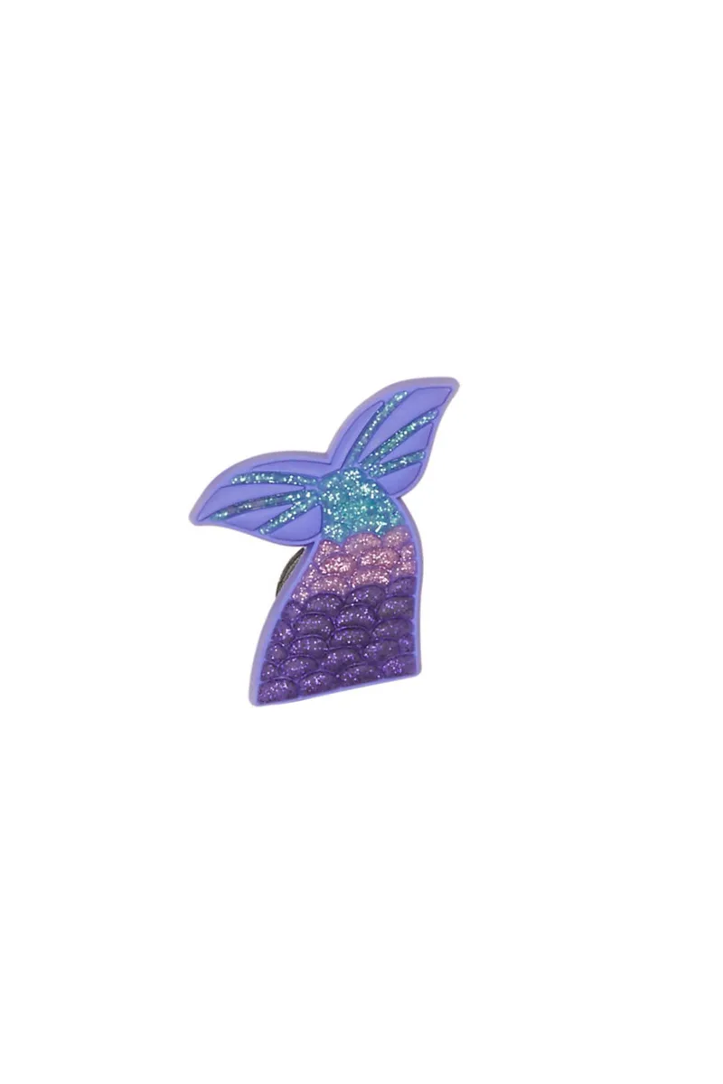 Crocs διακοσμητικό charm Jibbitz™ για clogs "Mermaid Tail" - 347886 Μοβ