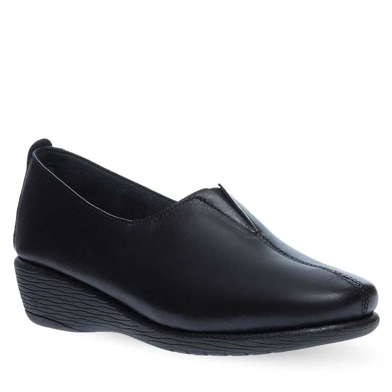 Γυναικεία Δερμάτινα Slip on Παπούτσια Flex & Go 10426004
