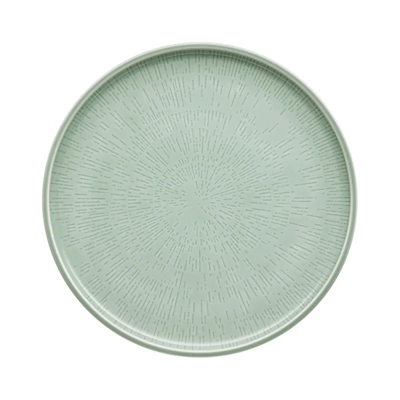 Schönwald Πιάτο Ρηχό Πορσελάνης Ανάγλυφο Shiro Glaze Frost 26cm