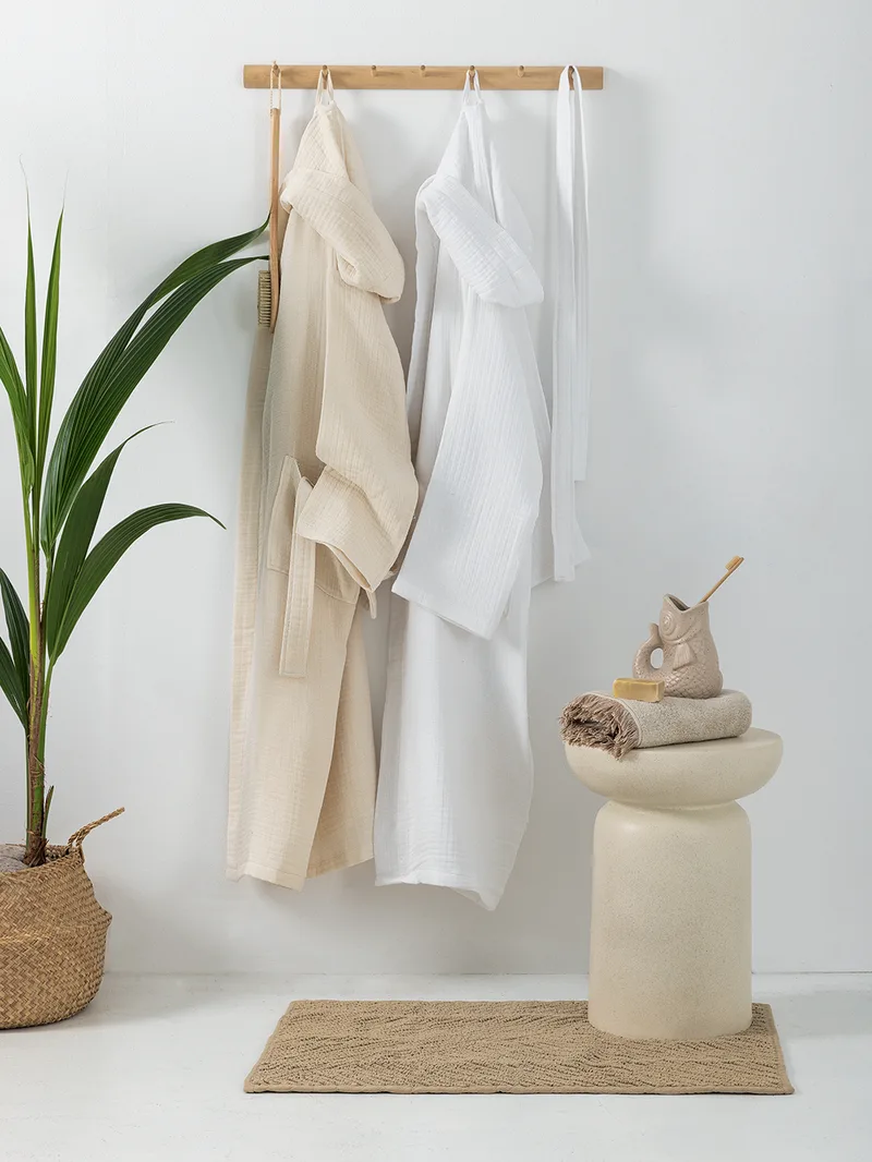 Μπουρνούζι Bath Collection MOUS WHITE X-Large - Palamaiki
