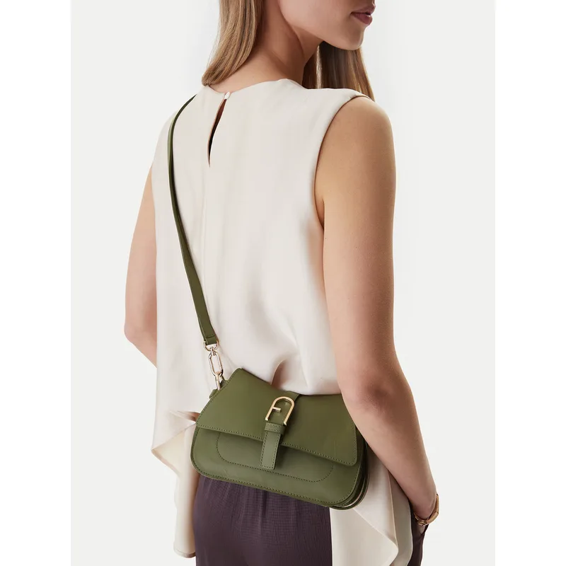 Τσάντα Furla Flow Mini WB01032 BX2045 BG 4555S Πράσινο