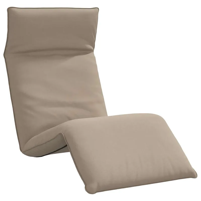 vidaXL Ξαπλώστρα Πτυσσόμενη Μπεζ 175x54x8,5 εκ. Ύφασμα Oxford