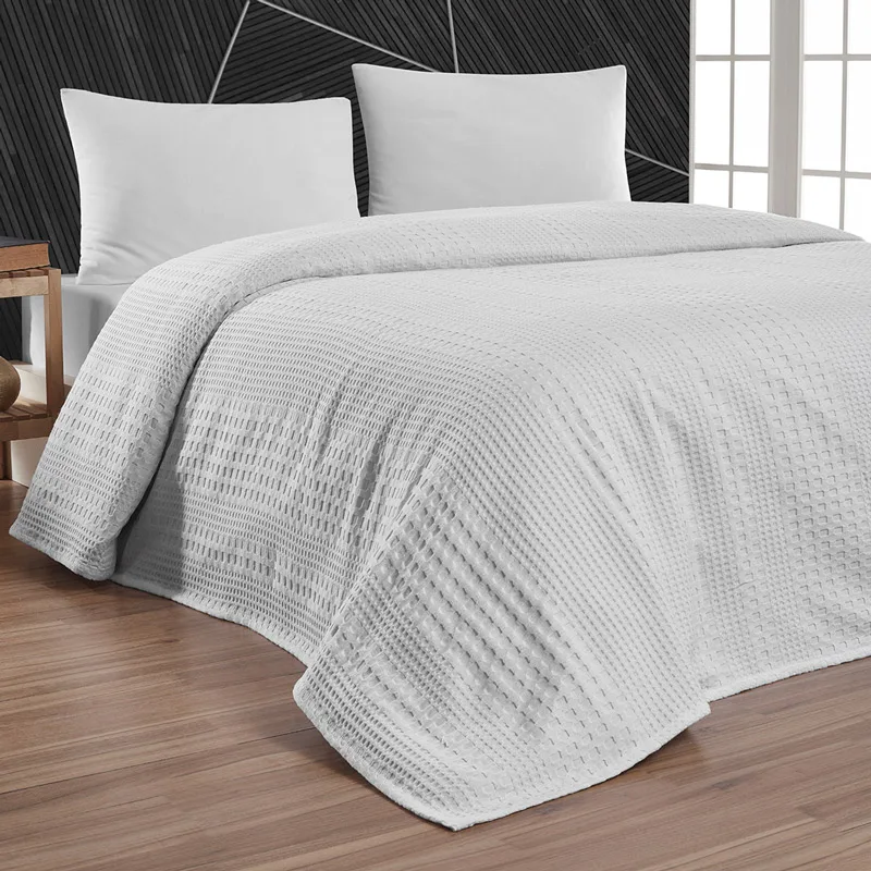 Κουβέρτα Πικέ Μονή 170x240 Beauty Home 1995 Division White 170x240