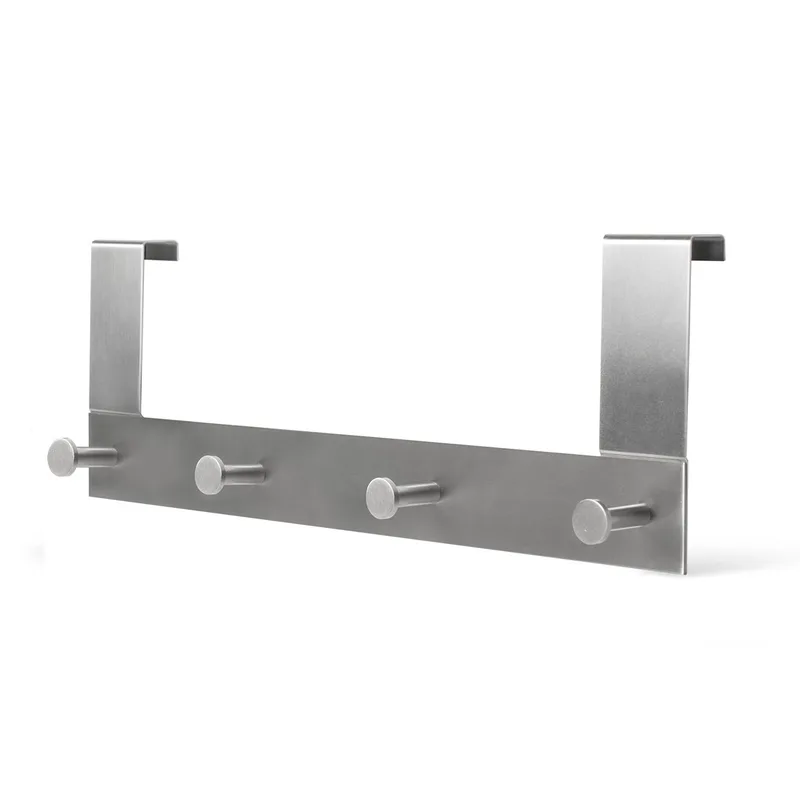 Κρεμάστρα Πόρτας 40cm Top Line 0304 σε Inox ματ (4 θέσεων)