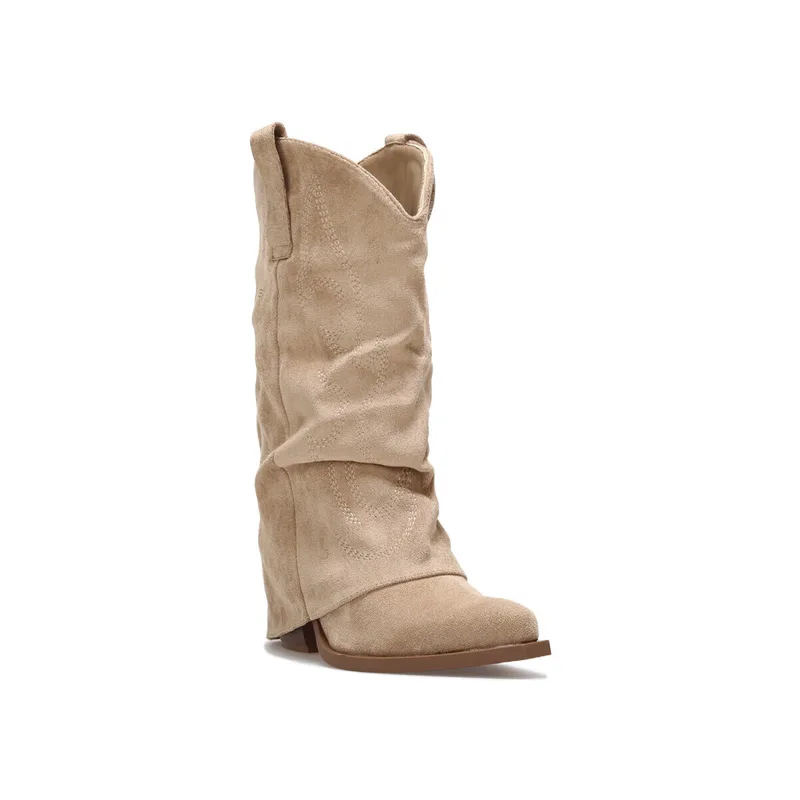 Μπότες με τακούνι La Modeuse 75910_P179626