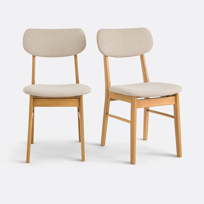 Σετ 2 vintage καρέκλες Μ43xΠ55xΥ81cm