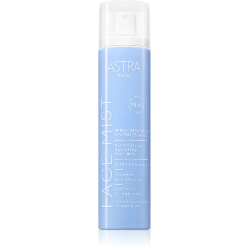 Astra Make-up Face Mist Revitalizing Moisturizing Spray ενυδατική ομίχλη με αναζωογονητική δράση 100 ml