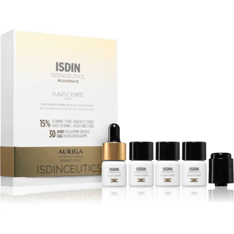 ISDIN Isdinceutics Rejuvenate Flavo-C Forte Serum ορός προσώπου με βιταμίνη C 3x5.3 ml