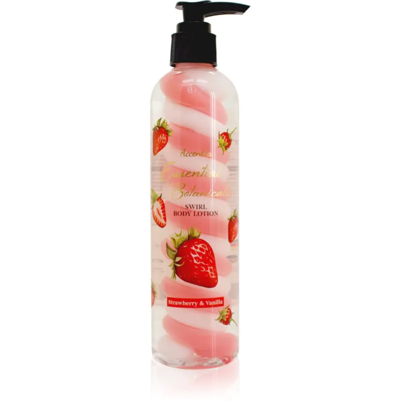 Accentra Essential Botanicals Body Lotion γαλάκτωμα σώματος με άρωμα Strawberry & Vanilla 300 ml