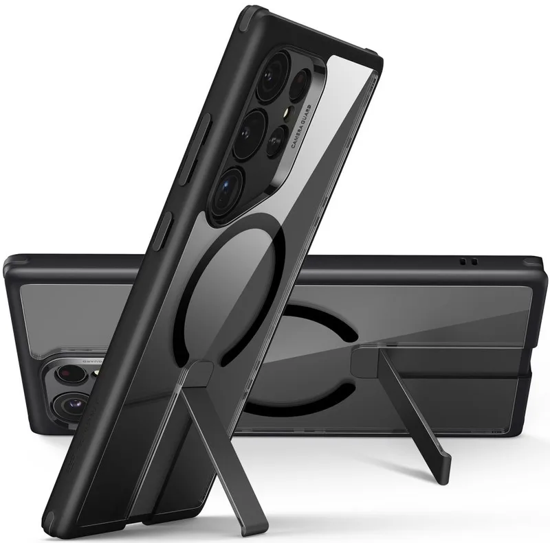 Διάφανη Ανθεκτική MagSafe Σκληρή Θήκη με Kickstand - Samsung Galaxy S24 Ultra - ESR Boost Flickstand HaloLock Case - Frosted Clear (4894240189900)