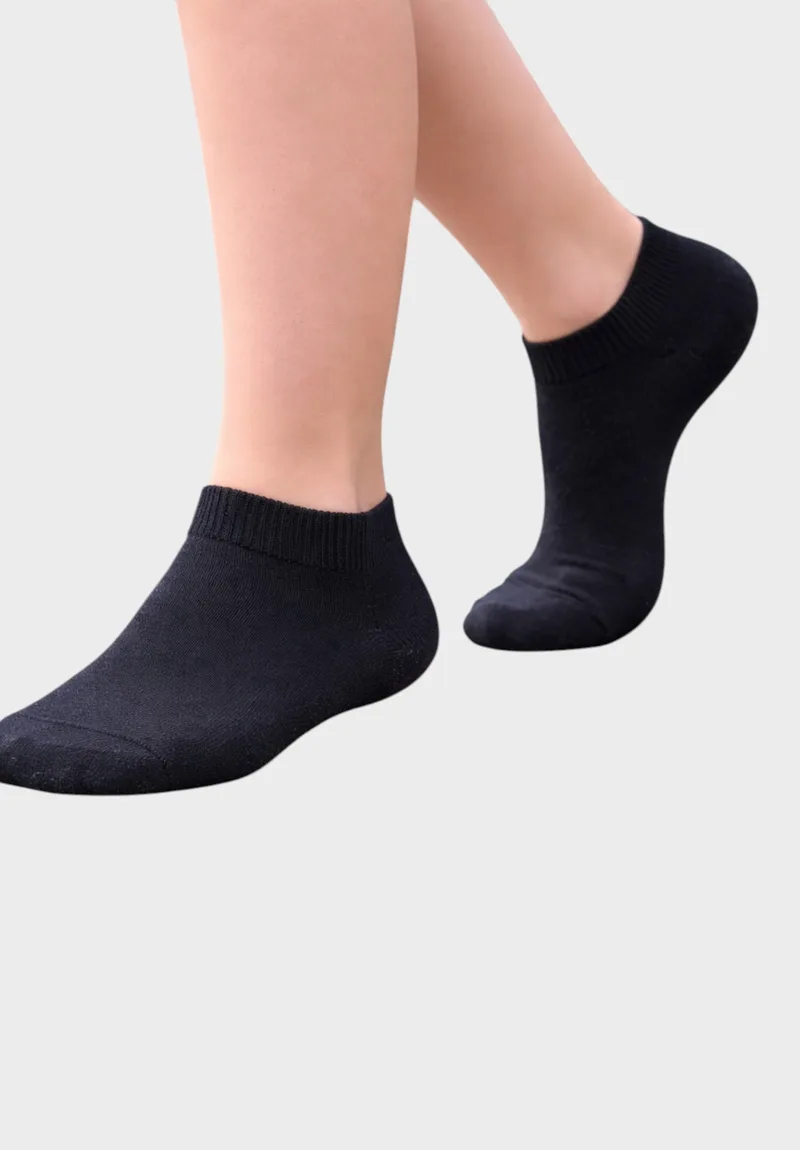 Κάλτσες Sport Sneaker Dimi Socks Βαμβακερές Μαύρες DS5003-2-Μαύρο