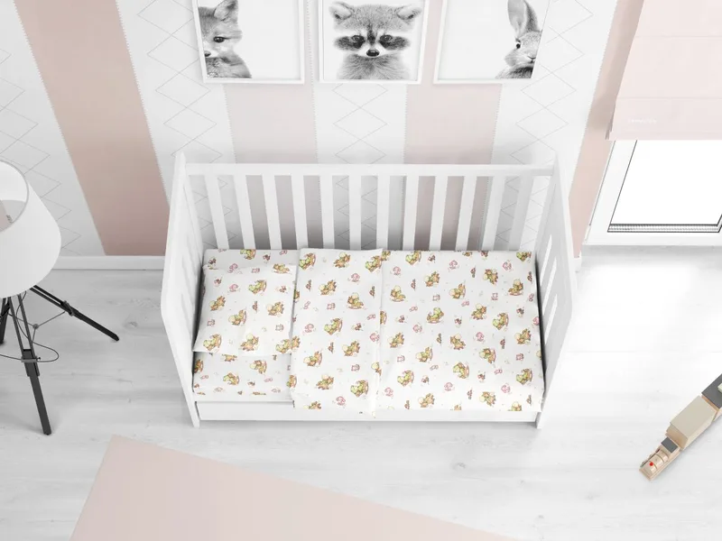ΣΕΝΤΟΝΙΑ ΕΜΠΡΙΜΕ ΣΕΤ 3 τεμ bebe Baby 03 120Χ160 Flannel cotton 100%