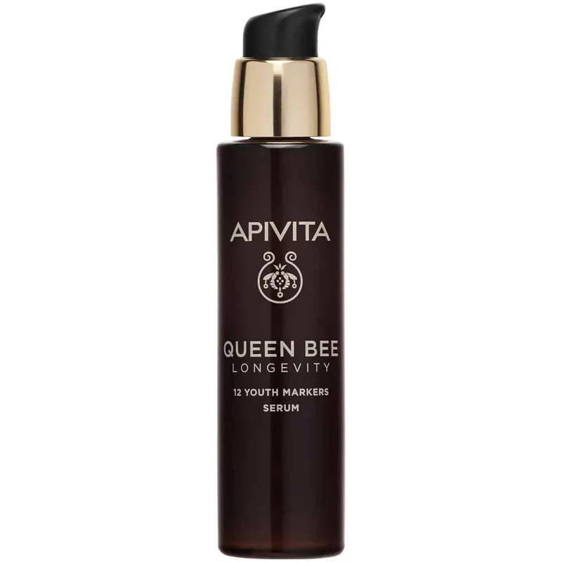 Apivita Queen Bee Longevity 12 Youth Markers Serum Αντιγηραντικός Ορός Προσώπου Ανάλαφρης Υφής για Δράση σε 12 Δείκτες Νεότητας 30ml