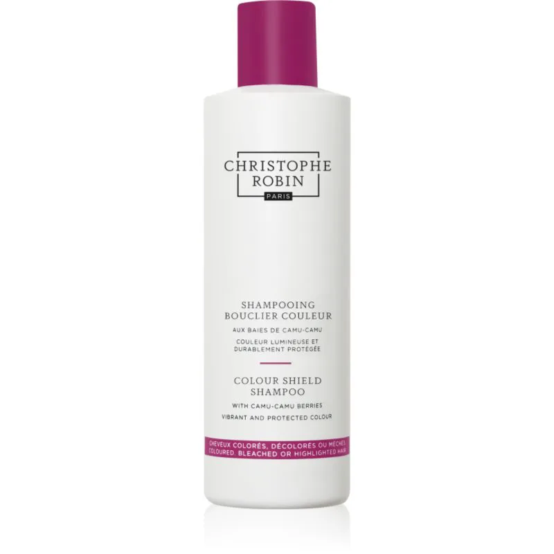 Christophe Robin Color Shield Shampoo with Camu-Camu Berries θρεπτικό σαμπουάν για βαμμένα και με ανταύγειες μαλλιά 250 ml