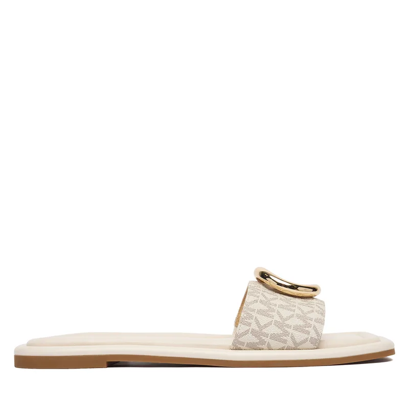 Παντόφλες MICHAEL Michael Kors Milan 40F5MLFS1B Εκρού