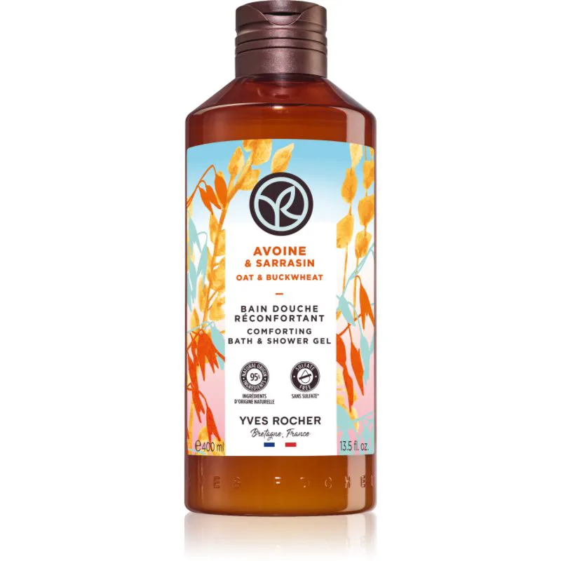 Yves Rocher Bain de Nature περιποιητικό τζελ ντους Oat & Buckwheat 400 ml